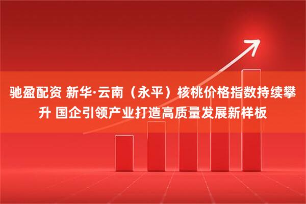 驰盈配资 新华·云南（永平）核桃价格指数持续攀升 国企引领产业打造高质量发展新样板