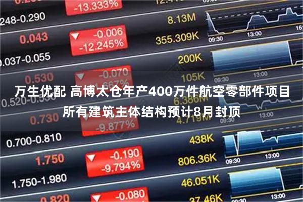 万生优配 高博太仓年产400万件航空零部件项目所有建筑主体结构预计8月封顶